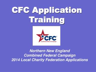 CFC Application Training