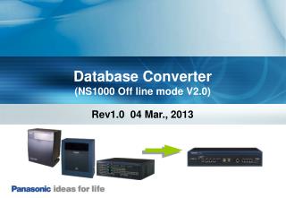 Database Converter (NS1000 Off line mode V2.0)