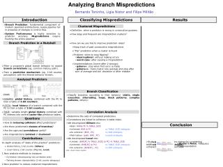 Classifying Mispredictions