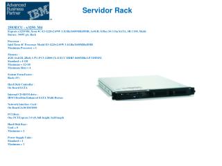 Servidor Rack