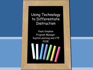 Using Technology to Differentiate Instruction