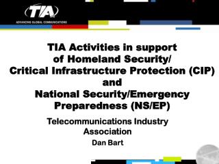 Telecommunications Industry Association Dan Bart