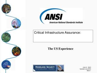 Critical Infrastructure Assurance: