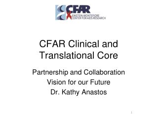 CFAR Clinical and Translational Core