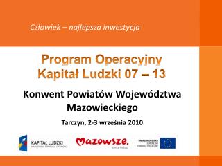 Konwent Powiatów Województwa Mazowieckiego Tarczyn, 2-3 września 2010