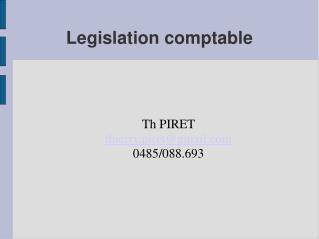 Legislation comptable