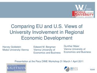 Comparing EU and U.S. Views of University Involvement in Regional Economic Development