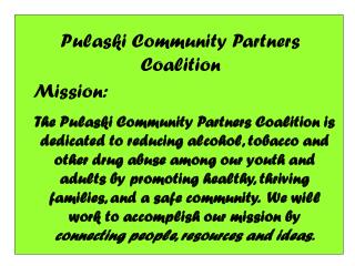 Pulaski Community Partners Coalition