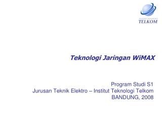 Teknologi Jaringan WiMAX