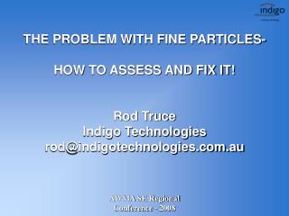 IMPACT OF FINE PARTICLES ON VISIBILITY