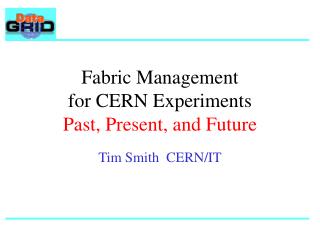 Fabric Management for CERN Experiments Past, Present, and Future