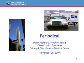 Periodical Peter Pagano &amp; Stephen Burkat Classification Specialist