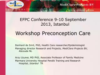 EFPC Conference 9-10 September 2013, Istanbul