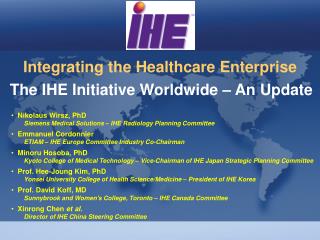 Integrating the Healthcare Enterprise