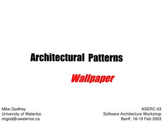 Architectural