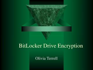 BitLocker Drive Encryption