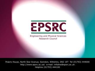 Engineering and Physical Sciences Research Council