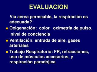 EVALUACION