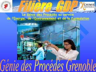 Le Génie des Procédés au service de l’ Energie , de l’ Environnement et de la Formulation