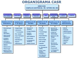 ORGANIGRAMA CASR