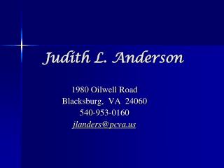 Judith L. Anderson