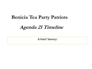 Benicia Tea Party Patriots