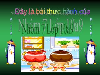 Đây là bài thưc hành của