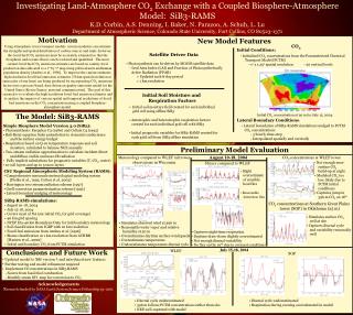 Investigating Land-Atmosphere CO 2 Exchange with a Coupled Biosphere-Atmosphere Model: SiB3-RAMS