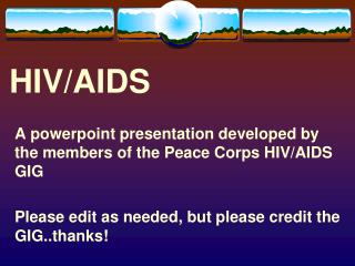 HIV/AIDS