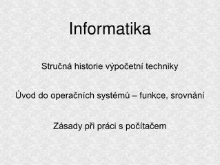 Informatika