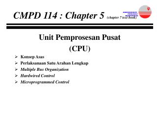 Unit Pemprosesan Pusat (CPU) Konsep Asas Perlaksanaan Satu Arahan Lengkap