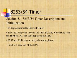 8253/54 Timer