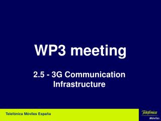 WP3 meeting