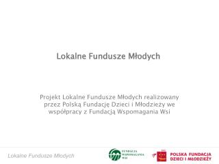 Lokalne Fundusze Młodych