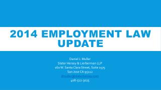 2014 Employment Law update