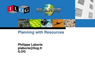 Planning with Resources