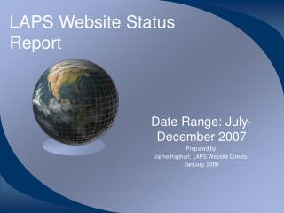 LAPS Website Status Report