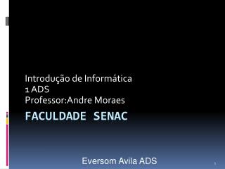 Faculdade Senac