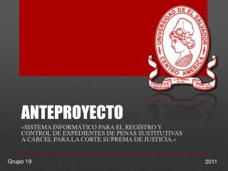 Anteproyecto