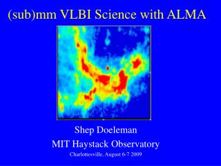 (sub)mm VLBI Science with ALMA