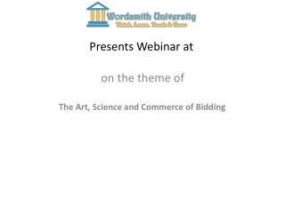 Presents Webinar at