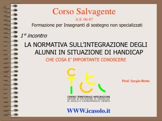 Formazione per Insegnanti di sostegno non specializzati