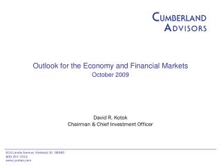 David R. Kotok Chairman &amp; Chief Investment Officer