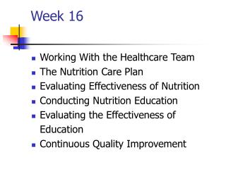 Week 16