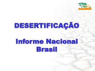 DESERTIFICAÇÃO Informe Nacional Brasil