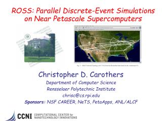 ROSS: Parallel Discrete-Event Simulations on Near Petascale Supercomputers