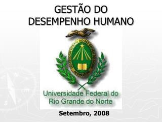 GESTÃO DO DESEMPENHO HUMANO