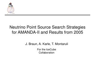 Neutrino Point Source Search Strategies for AMANDA-II and Results from 2005