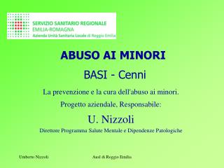 ABUSO AI MINORI BASI - Cenni