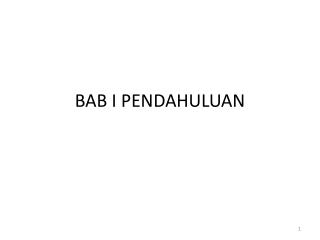 BAB I PENDAHULUAN